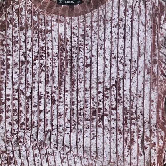 PINK VELVET  SHORT SLEEVES T-SHIRT XS - Picture 4 of 9